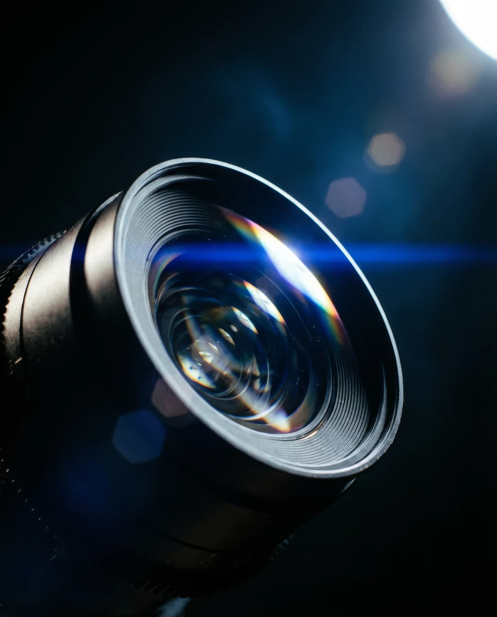 Close-up of a camera lens