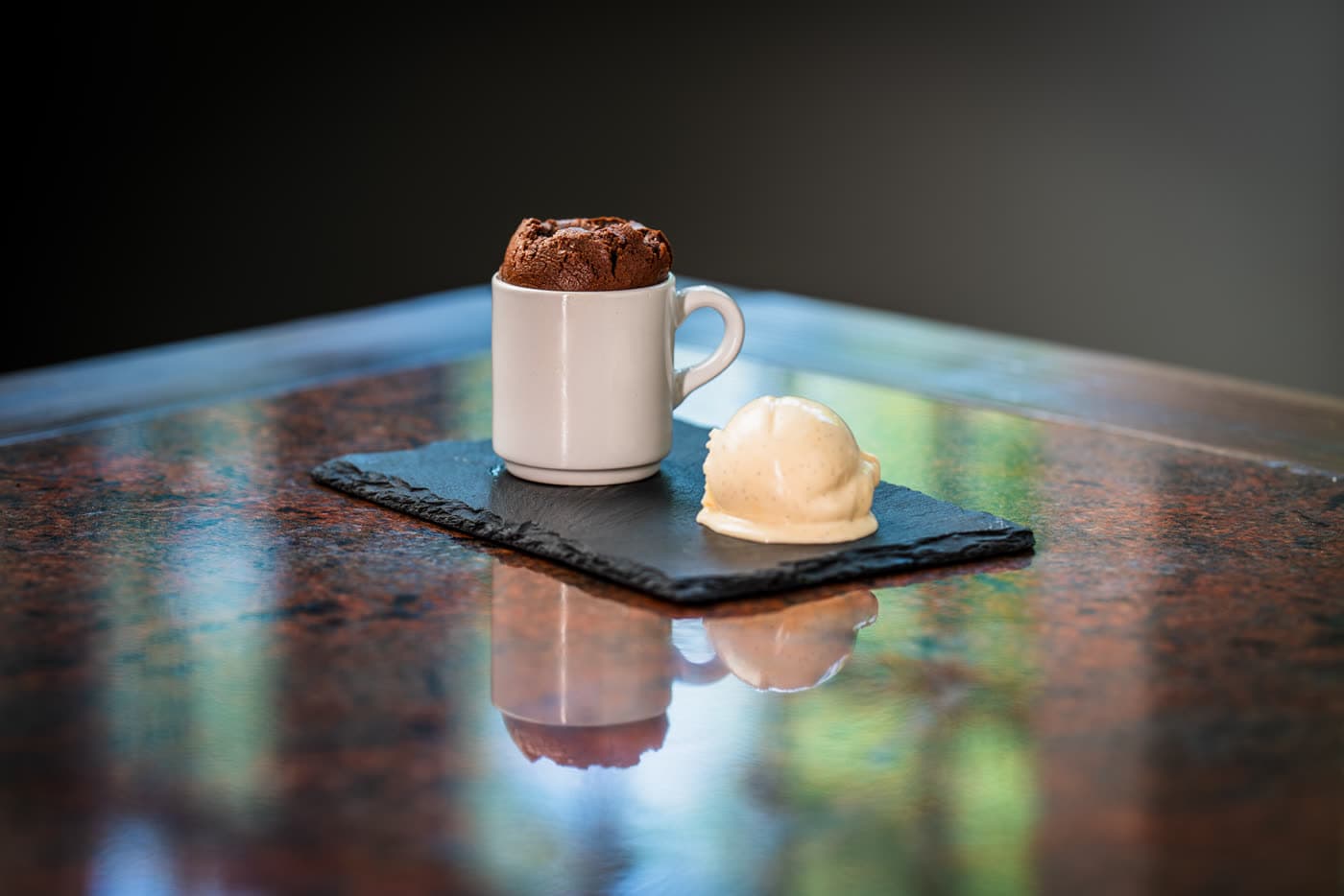 Moelleux au chocolat, Le Pompert'